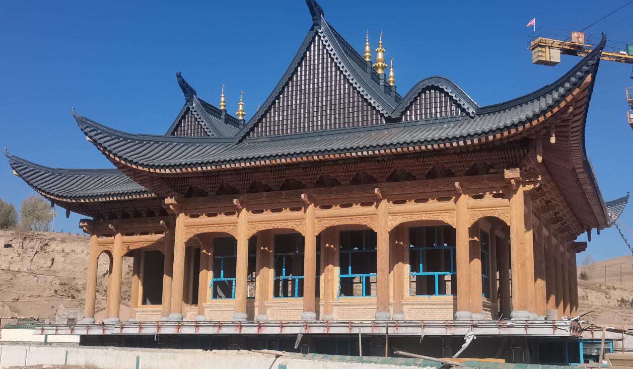 青海祁连冰沟清真大寺屋